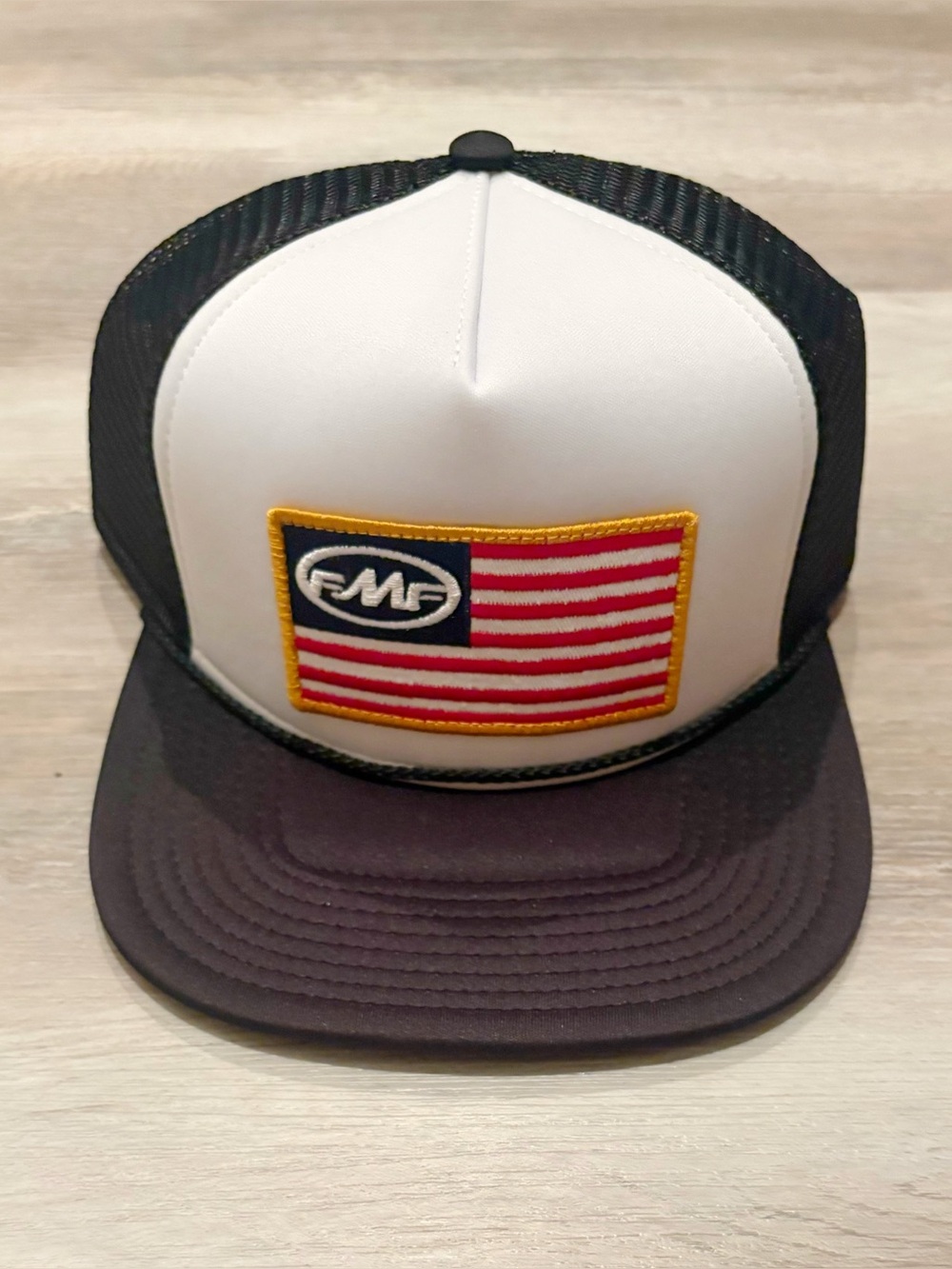NWT FMF RACING AMERICAN FLAG TRUCKER HAT